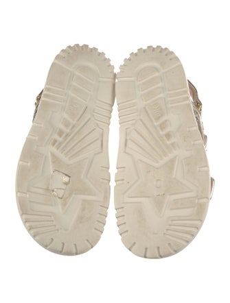 Christian Dior Cannage Pattern Leather Sandals