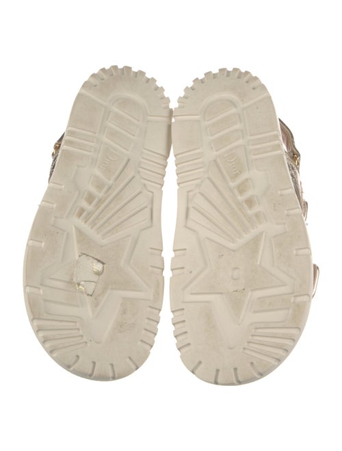 Christian Dior Cannage Pattern Leather Sandals