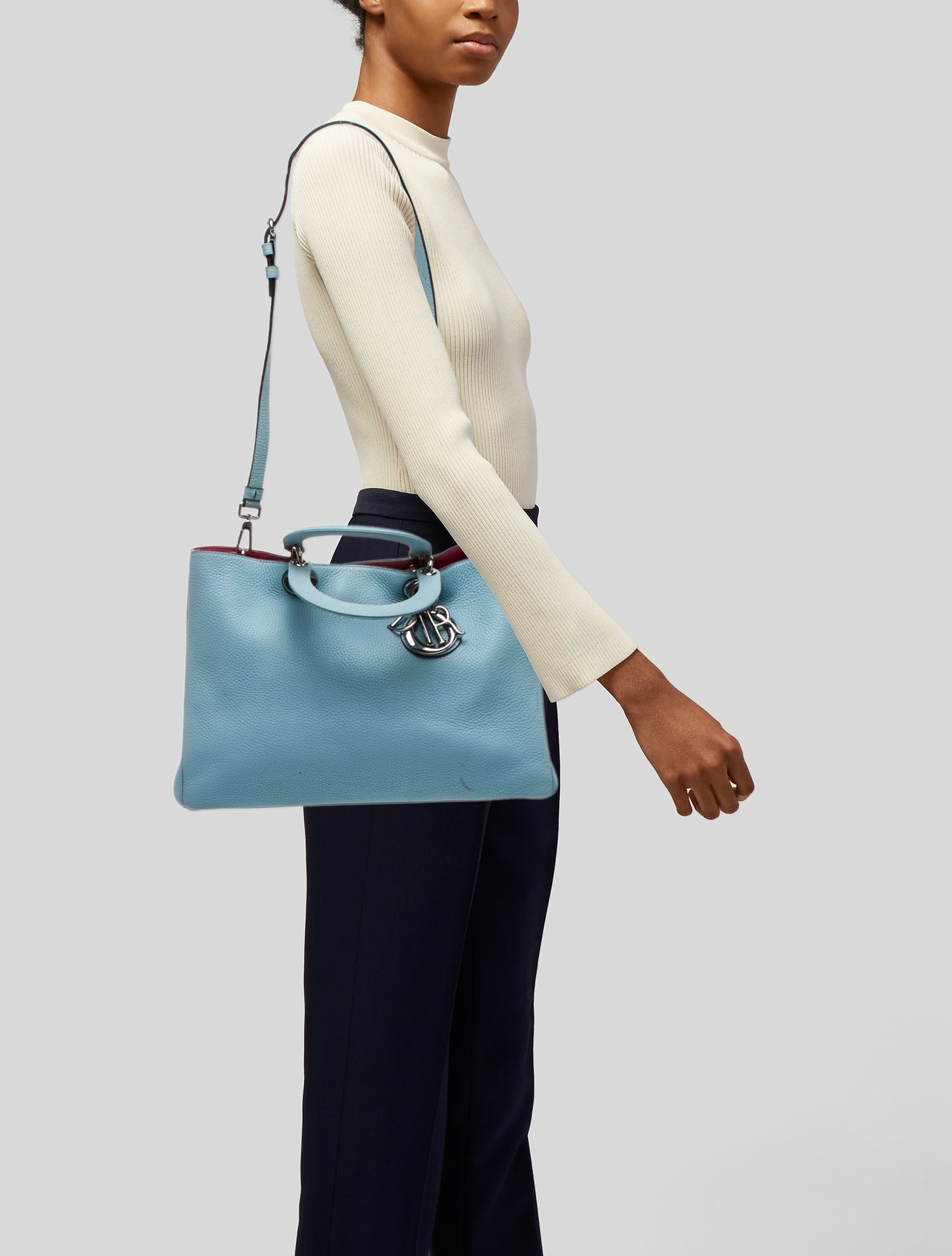 Christian Dior Leather Diorissimo Large