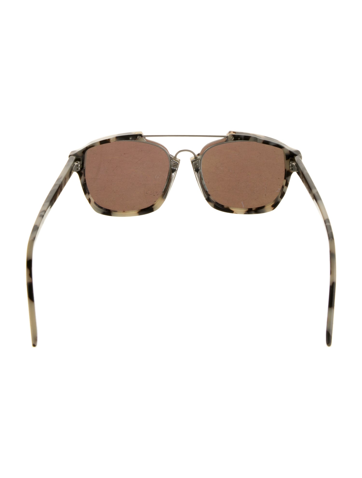 Christian Dior Square Mirrored Sunglasses