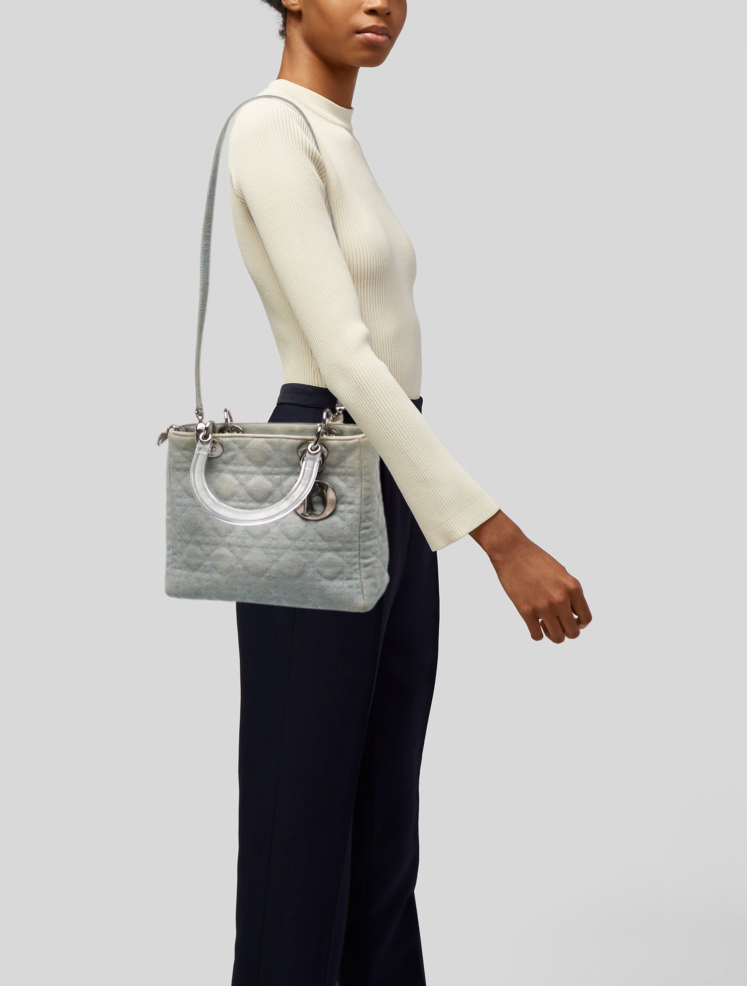 Christian Dior Denim Lady Dior Small Vintage