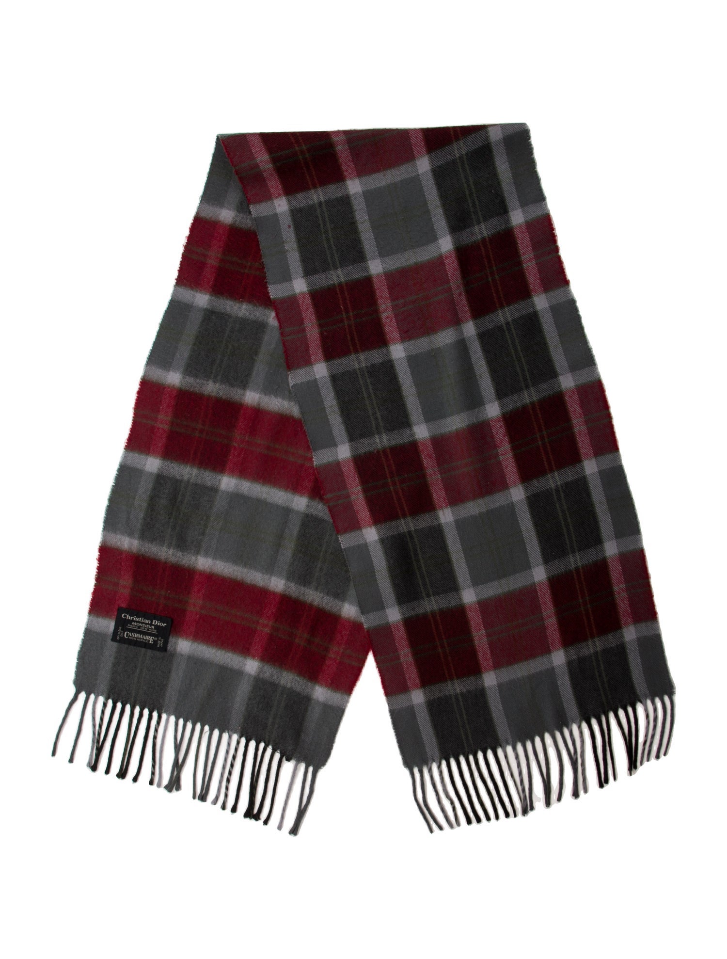 Christian Dior Monsieur Acrylic Vintage Scarf