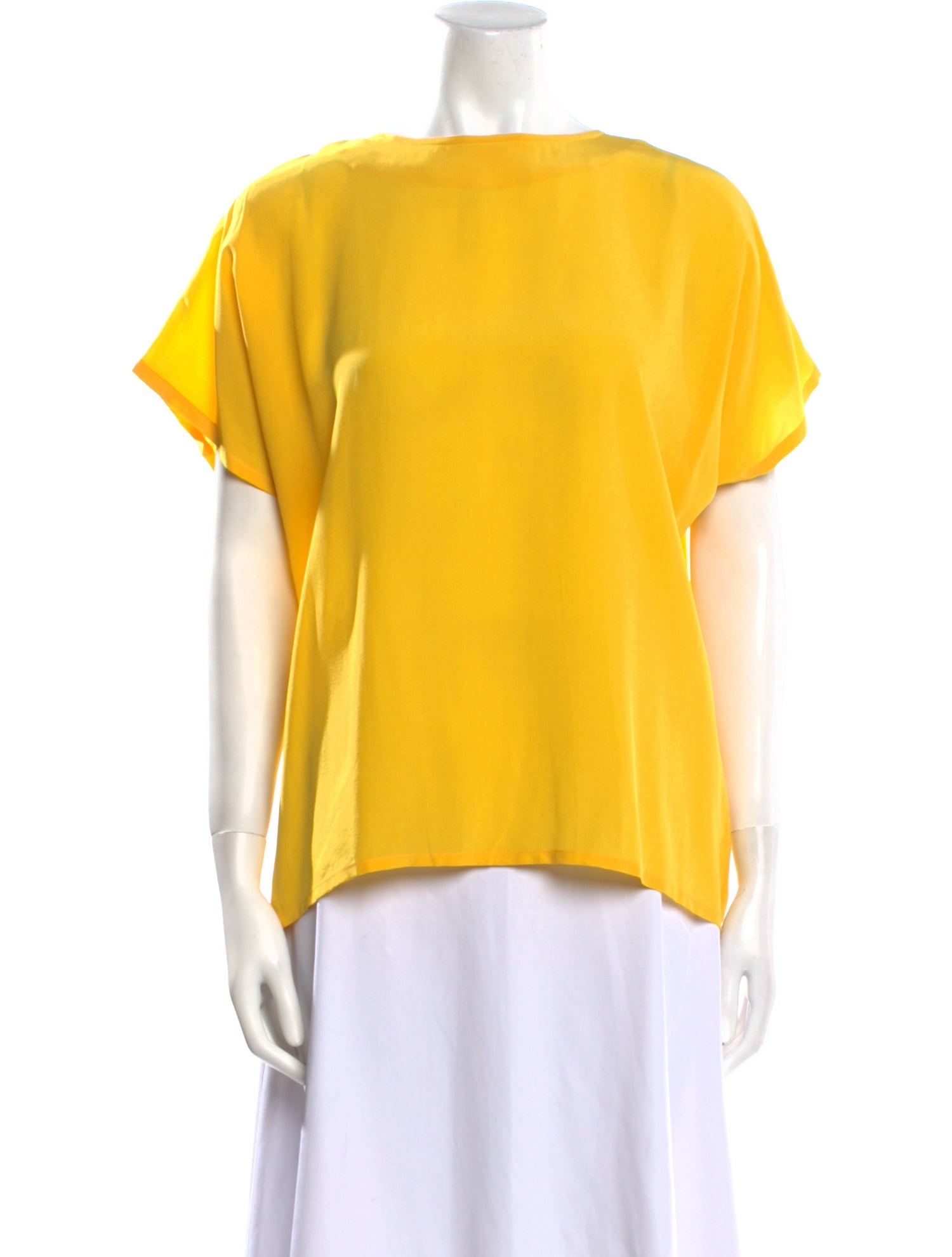 Christian Dior Silk Bateau Neckline T-Shirt