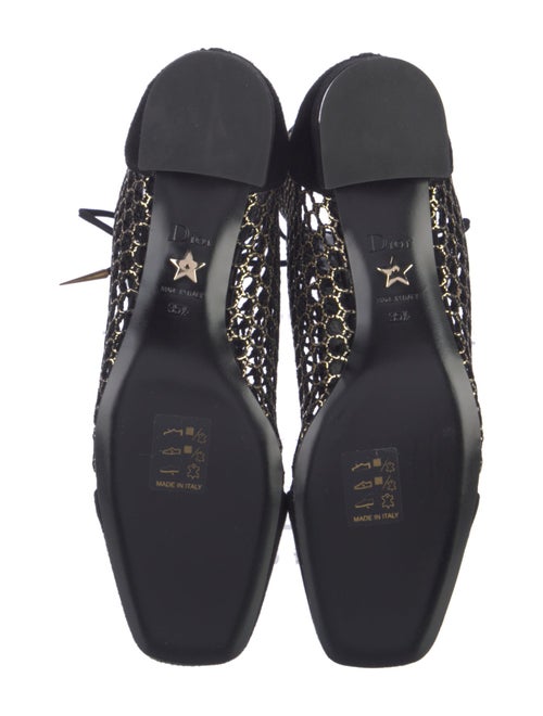Christian Dior Suede Cutout Accent Lace-Up Boots