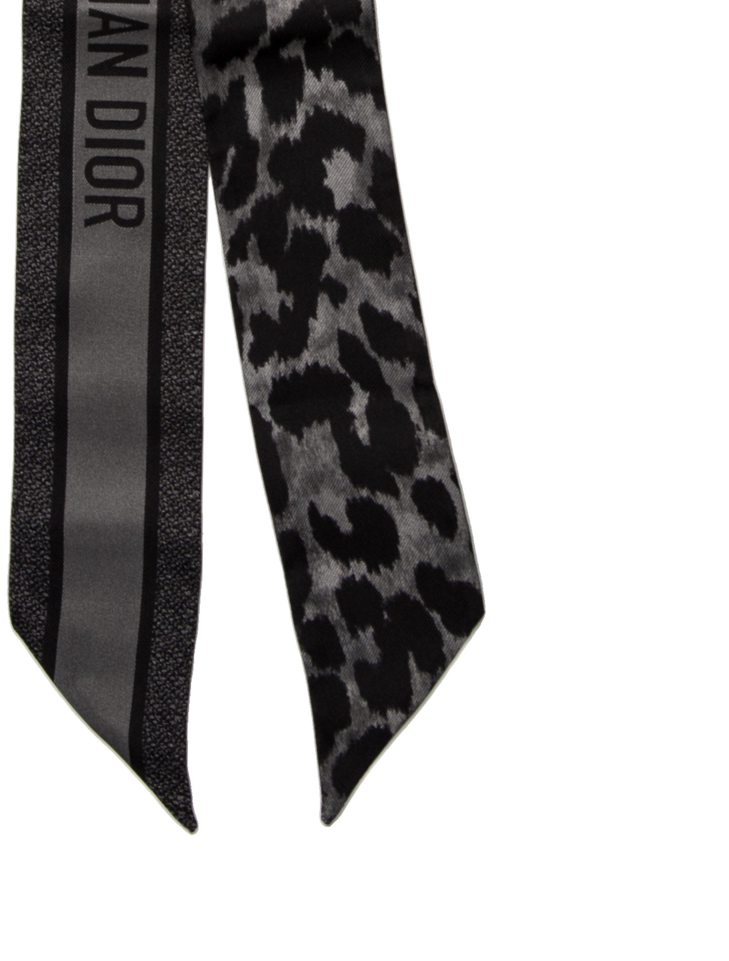 Christian Dior Silk Animal Print Scarf