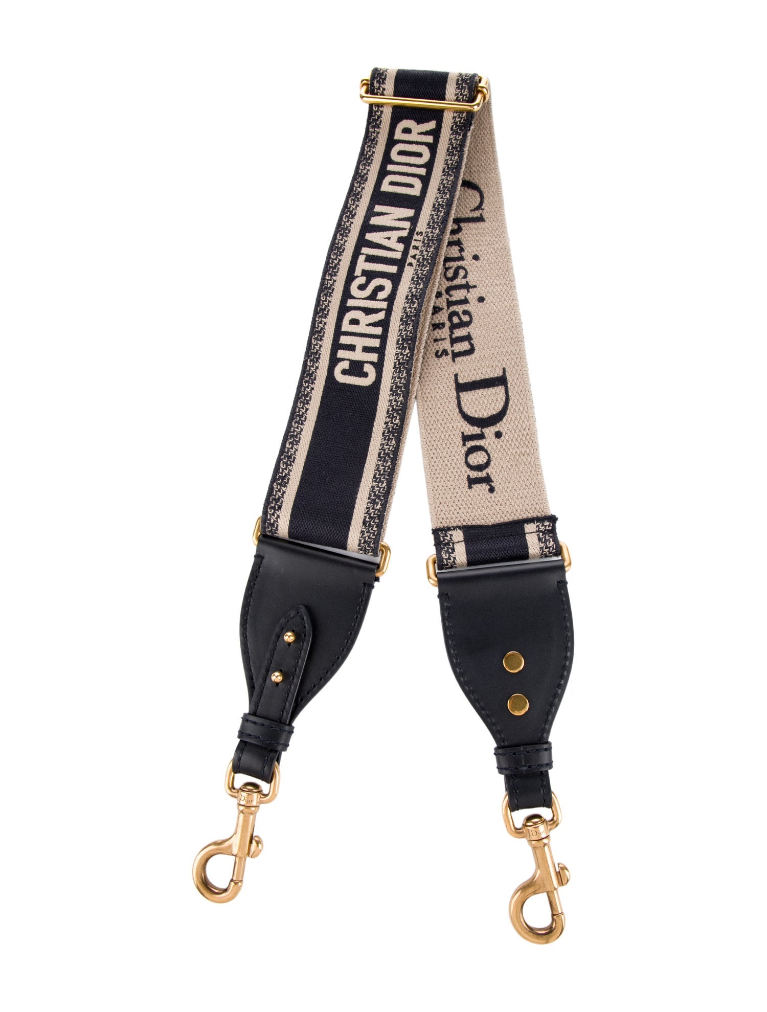 Christian Dior Pattern Print Fabric Bag Strap
