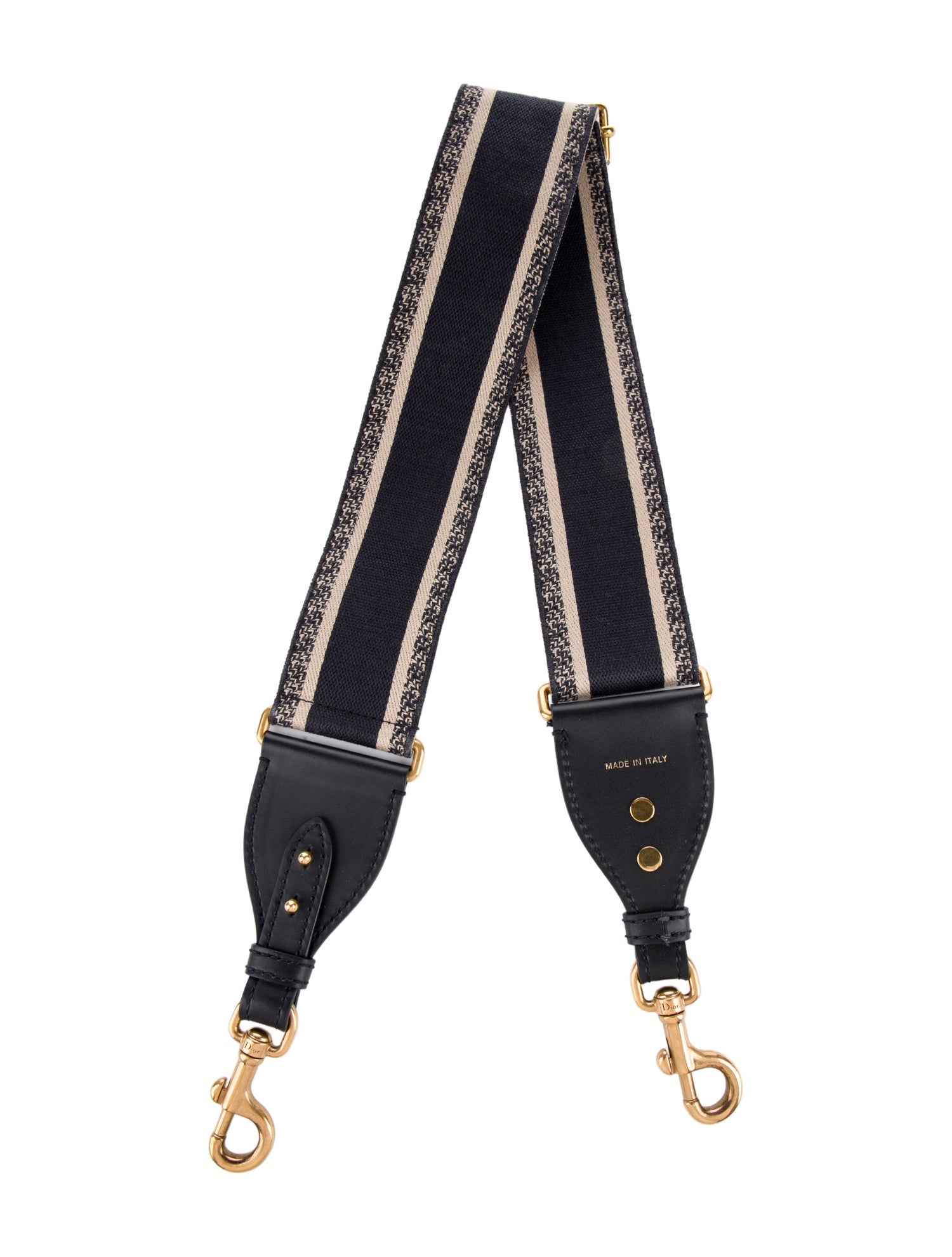 Christian Dior Pattern Print Fabric Bag Strap