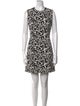 Christian Dior Animal Print Mini Dress