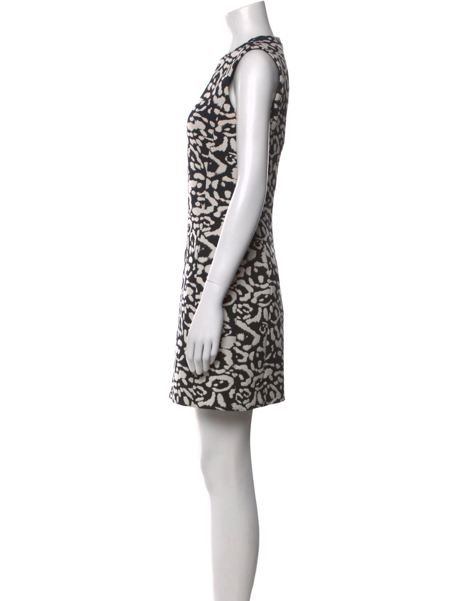 Christian Dior Animal Print Mini Dress