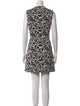 Christian Dior Animal Print Mini Dress