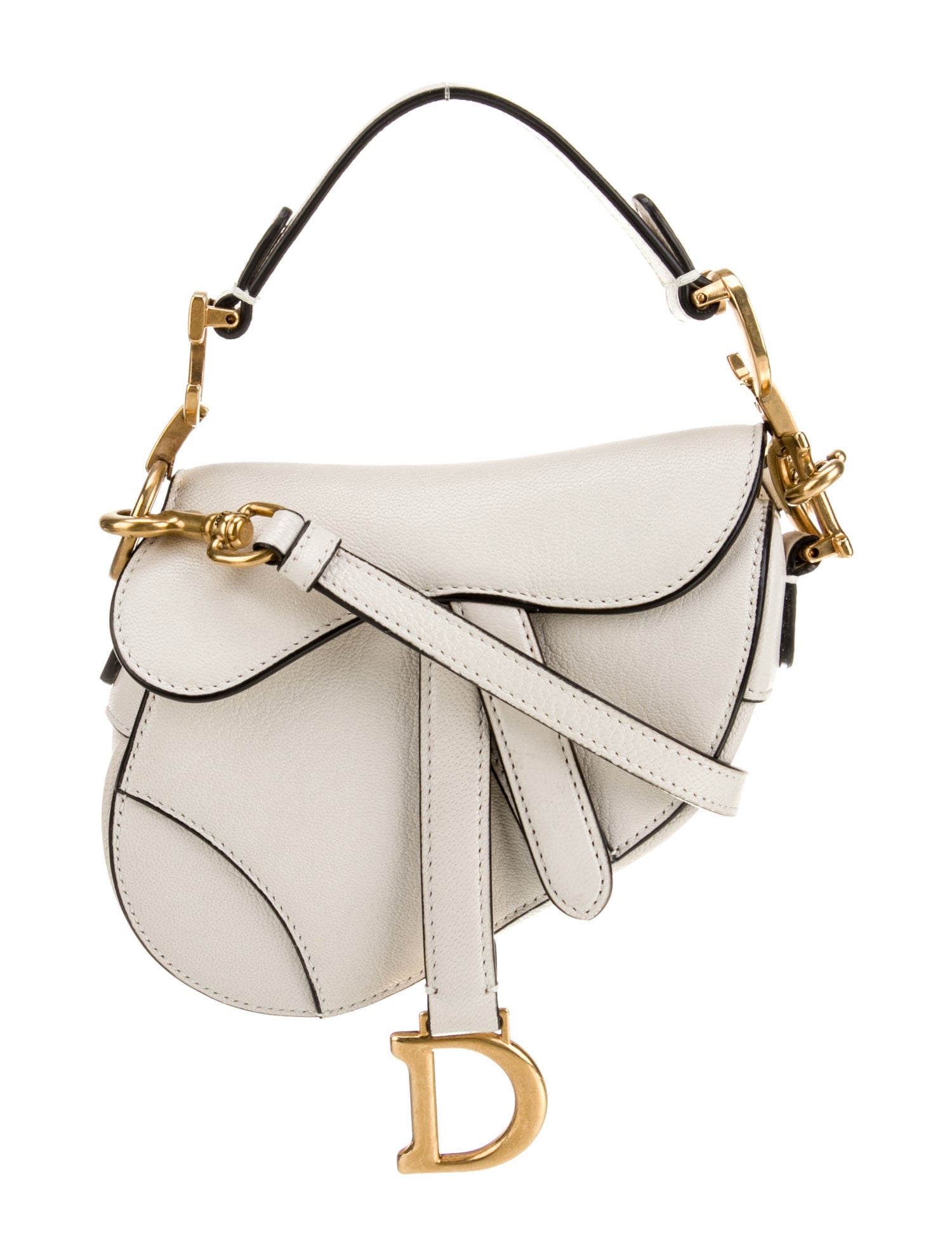 Christian Dior Leather Saddle Micro 2022