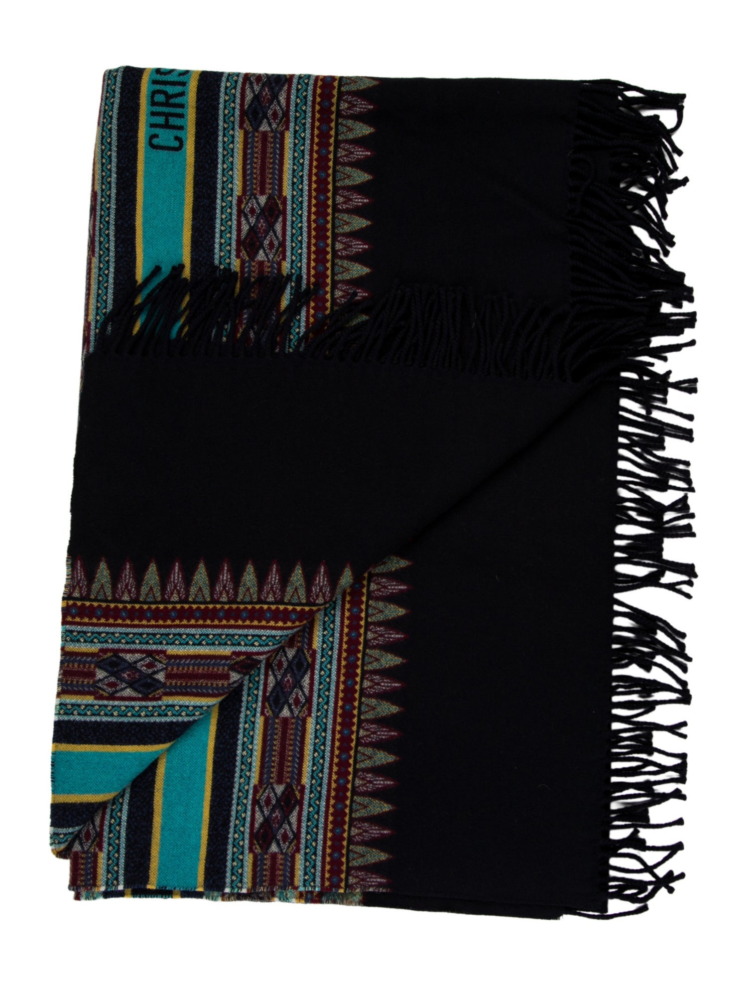 Christian Dior Cashmere-blend Throw Blanket w/ Tags