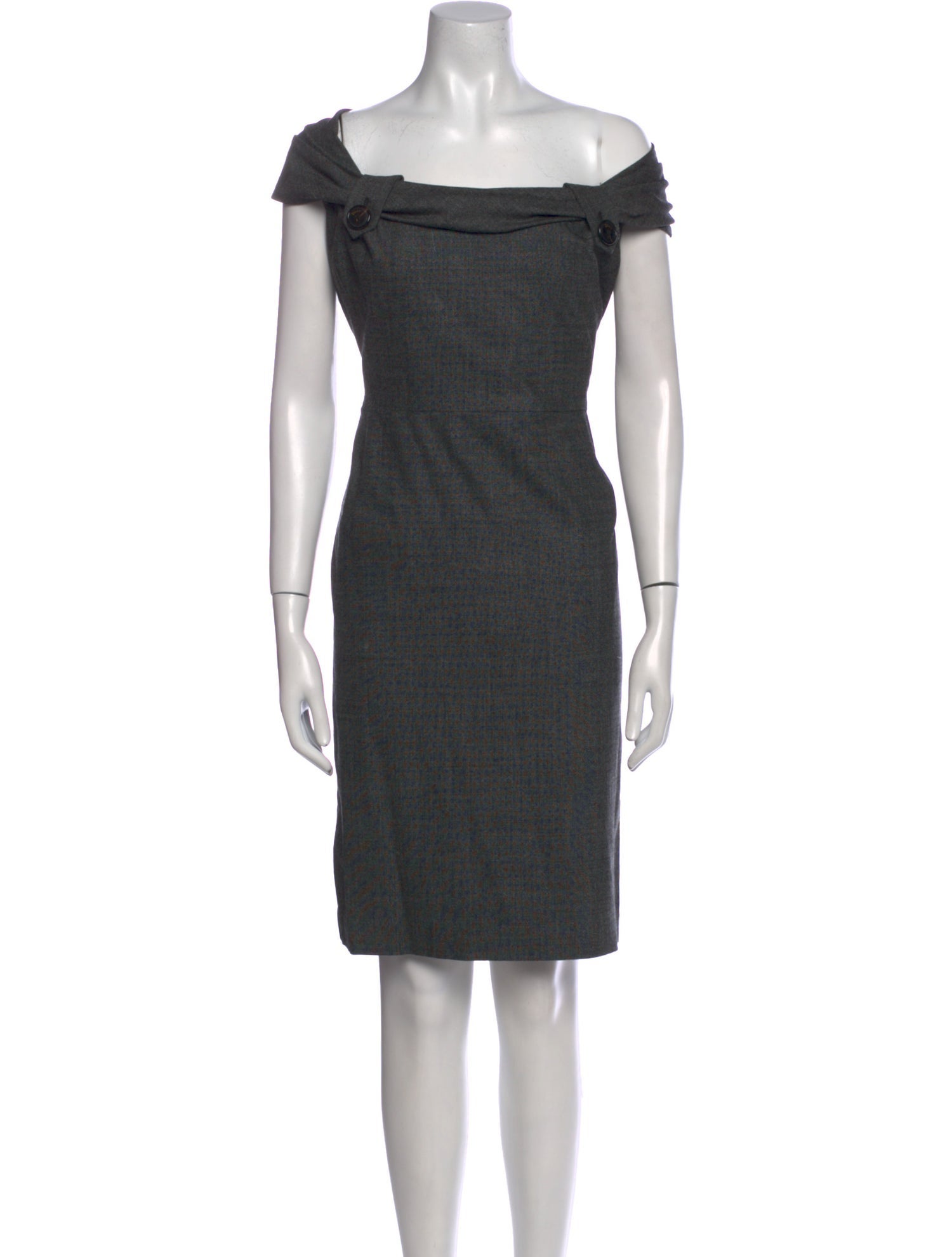 Christian Dior Vintage Knee-Length Dress