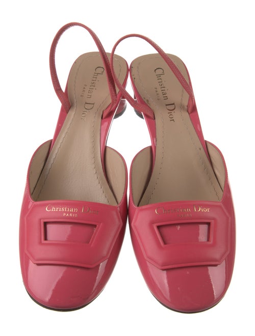 Christian Dior Patent Leather Slingback Pumps