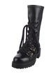 Christian Dior Leather Combat Boots