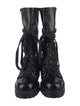 Christian Dior Leather Combat Boots