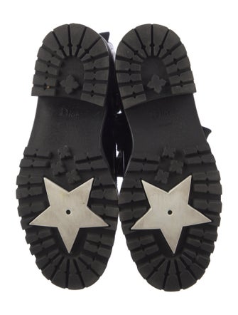 Christian Dior Leather Combat Boots
