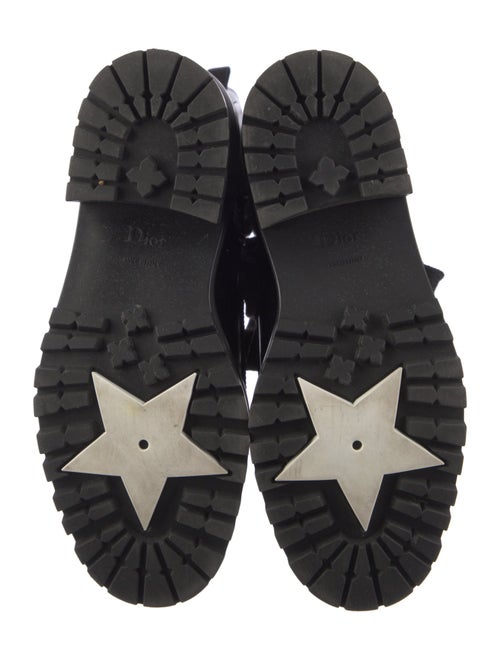 Christian Dior Leather Combat Boots