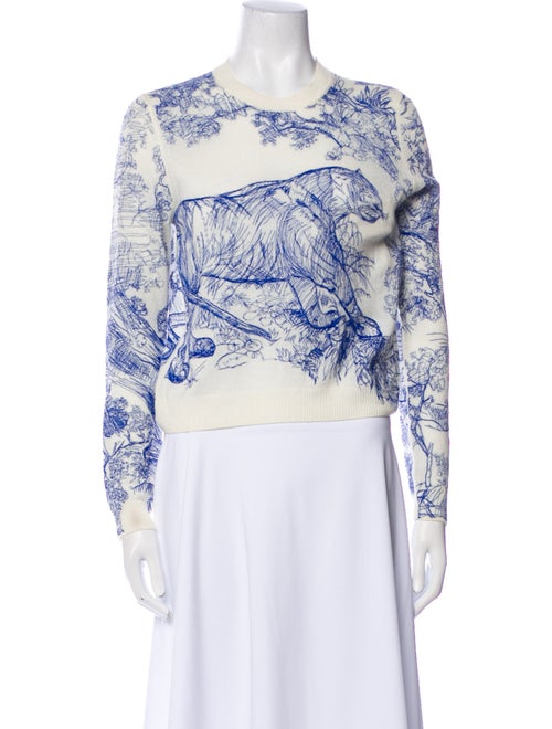 Christian Dior Cashmere Printed Sweater