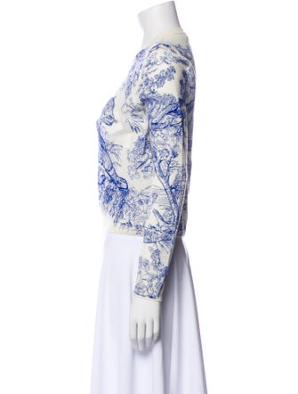 Christian Dior Cashmere Printed Sweater
