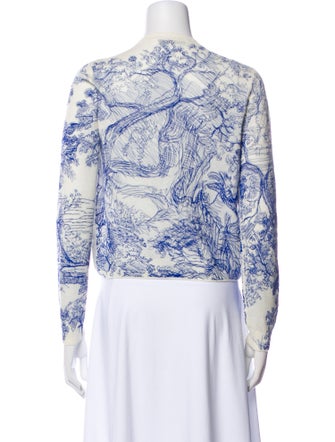 Christian Dior Cashmere Printed Sweater