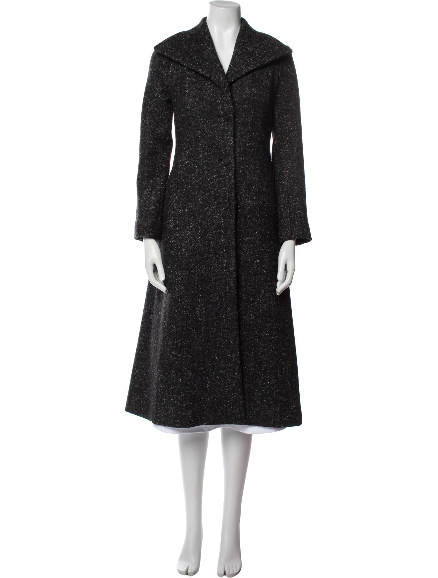 Christian Dior Wool Tweed Pattern Coat