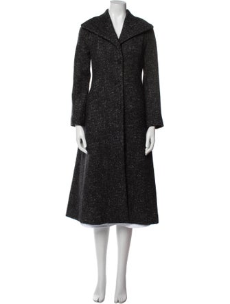 Christian Dior Wool Tweed Pattern Coat
