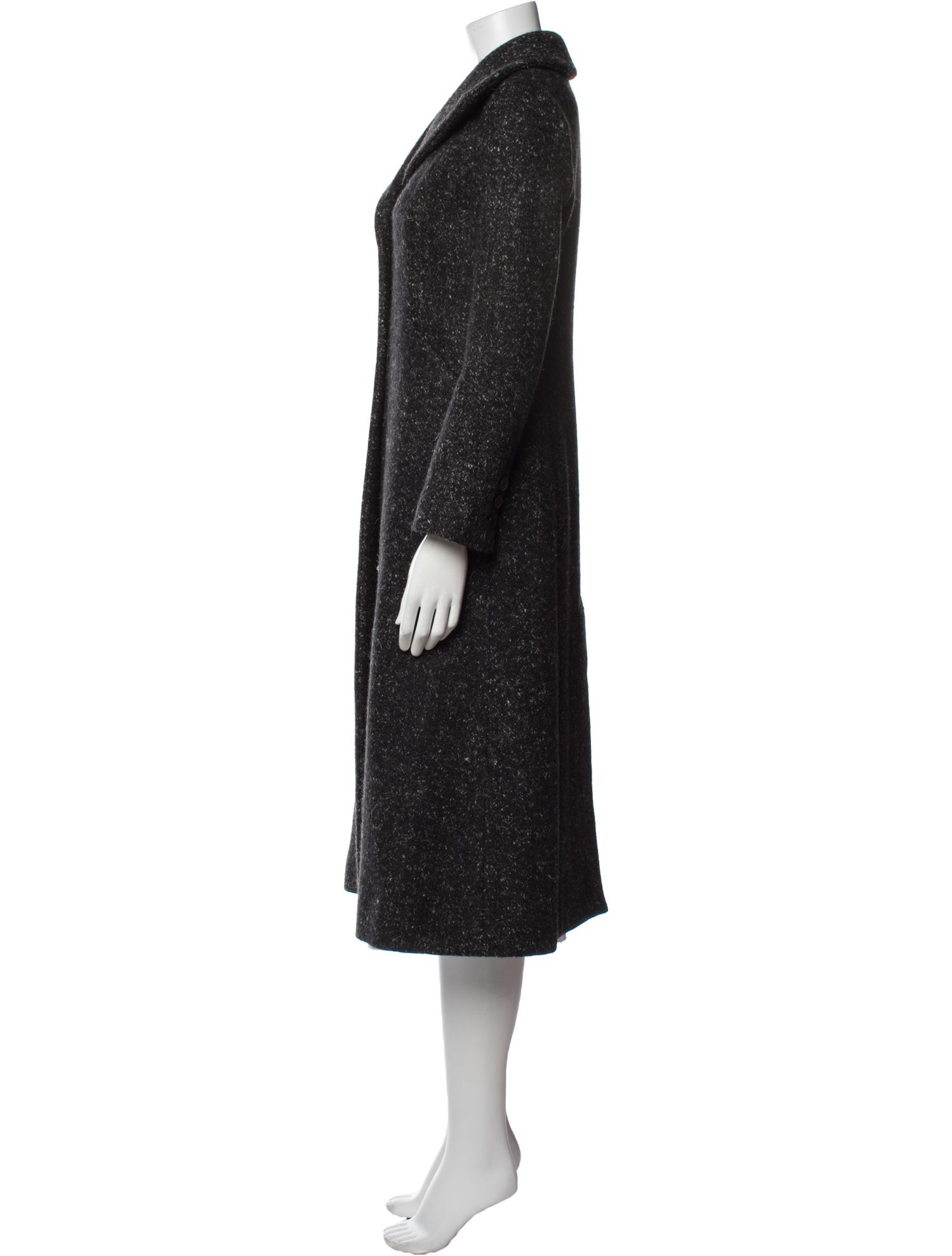 Christian Dior Wool Tweed Pattern Coat