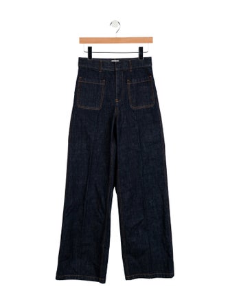 Christian Dior High-Rise Wide Leg Jeans