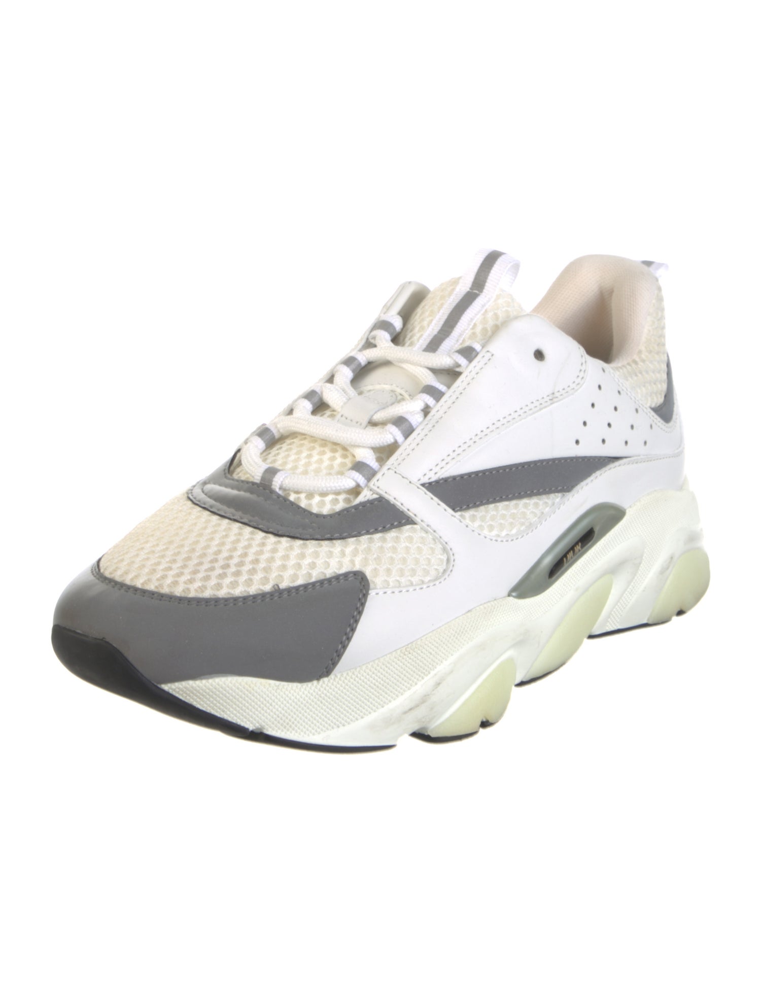 DIOR MEN B22 'White Grey' Sneakers