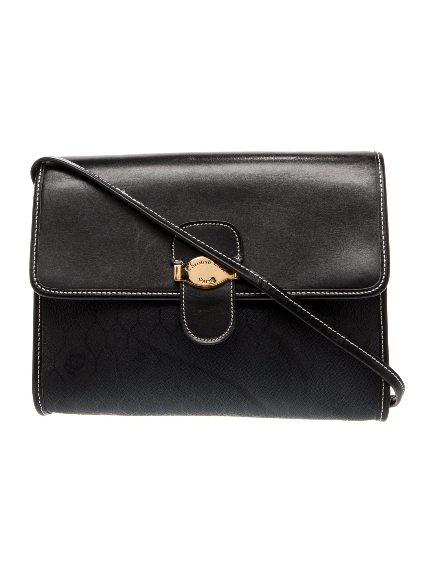 Christian Dior Leather Honeycomb Vintage