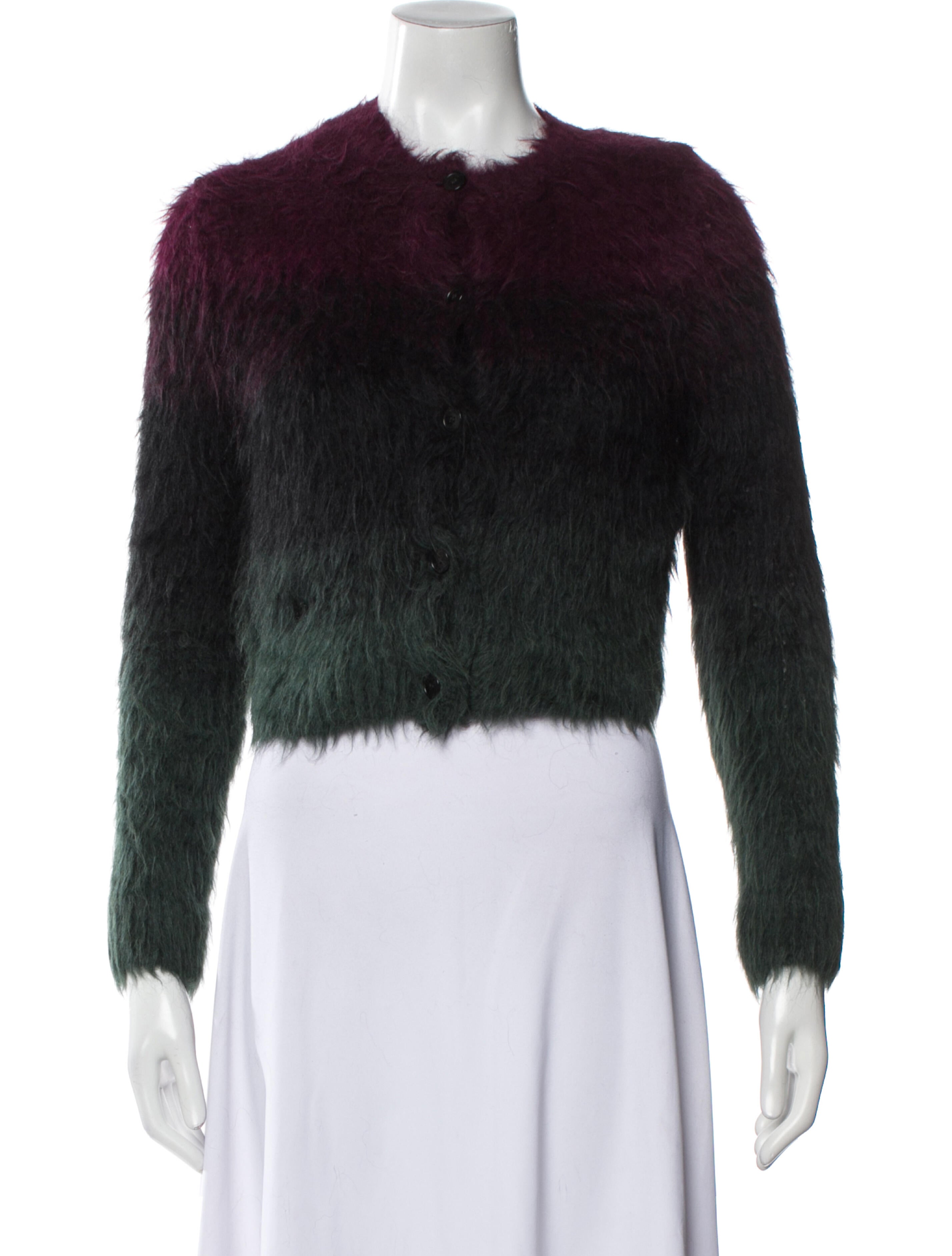 Christian Dior Alpaca Colorblock Pattern Set