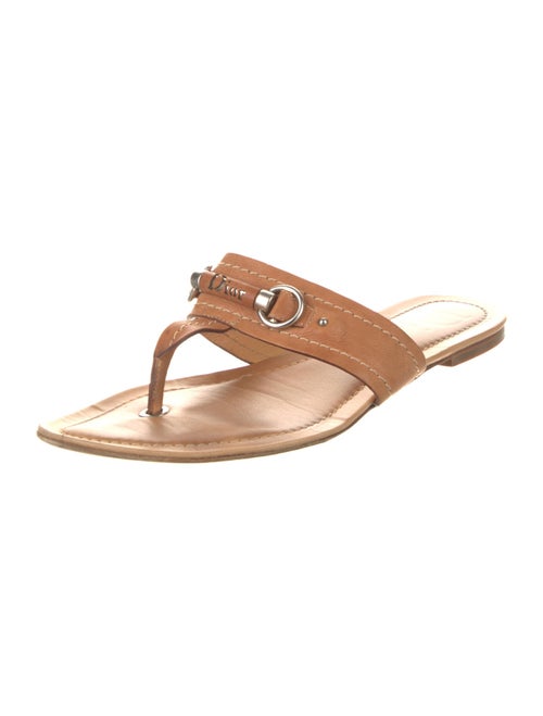 Christian Dior Leather Slides