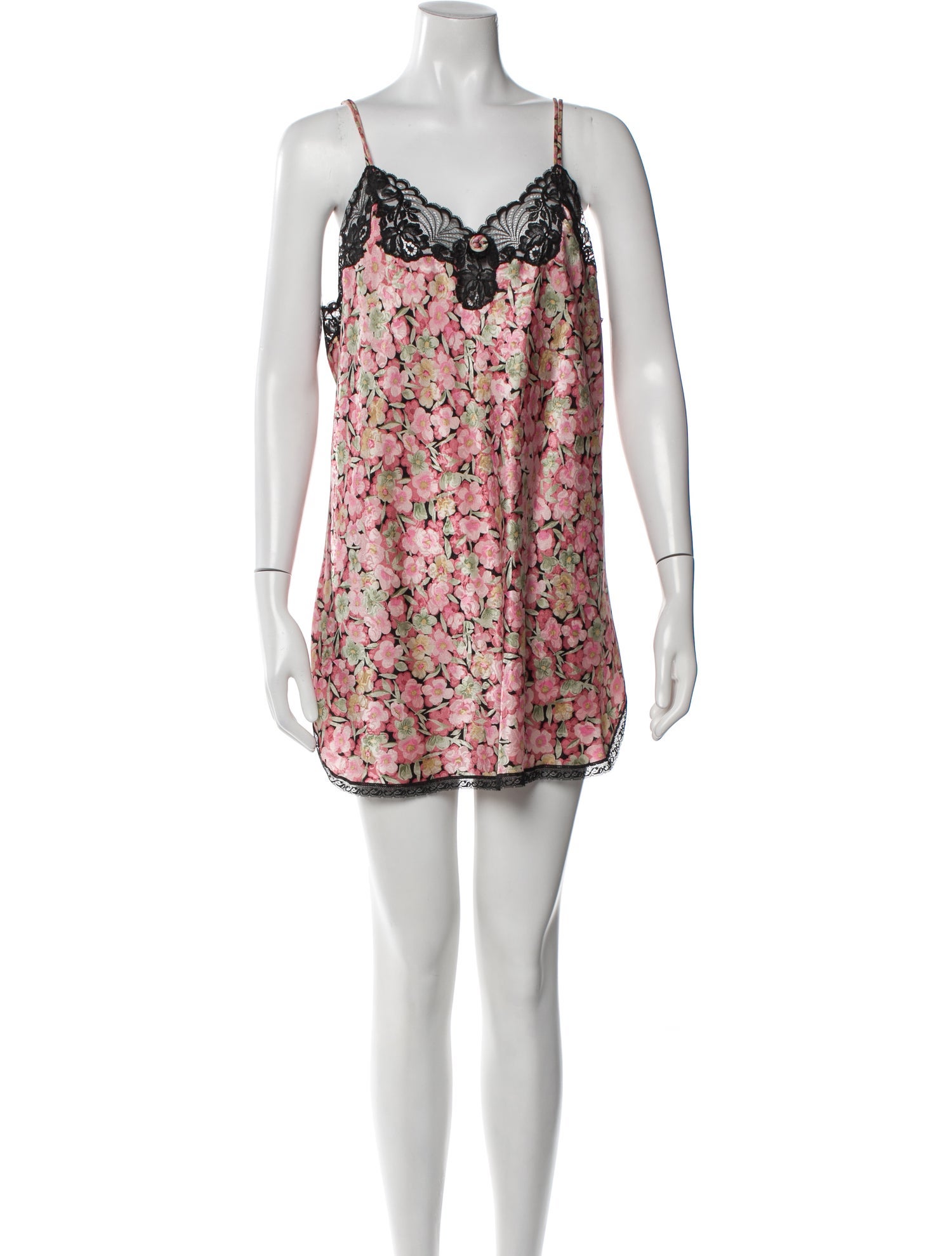 Christian Dior Vintage Floral Print Pajamas