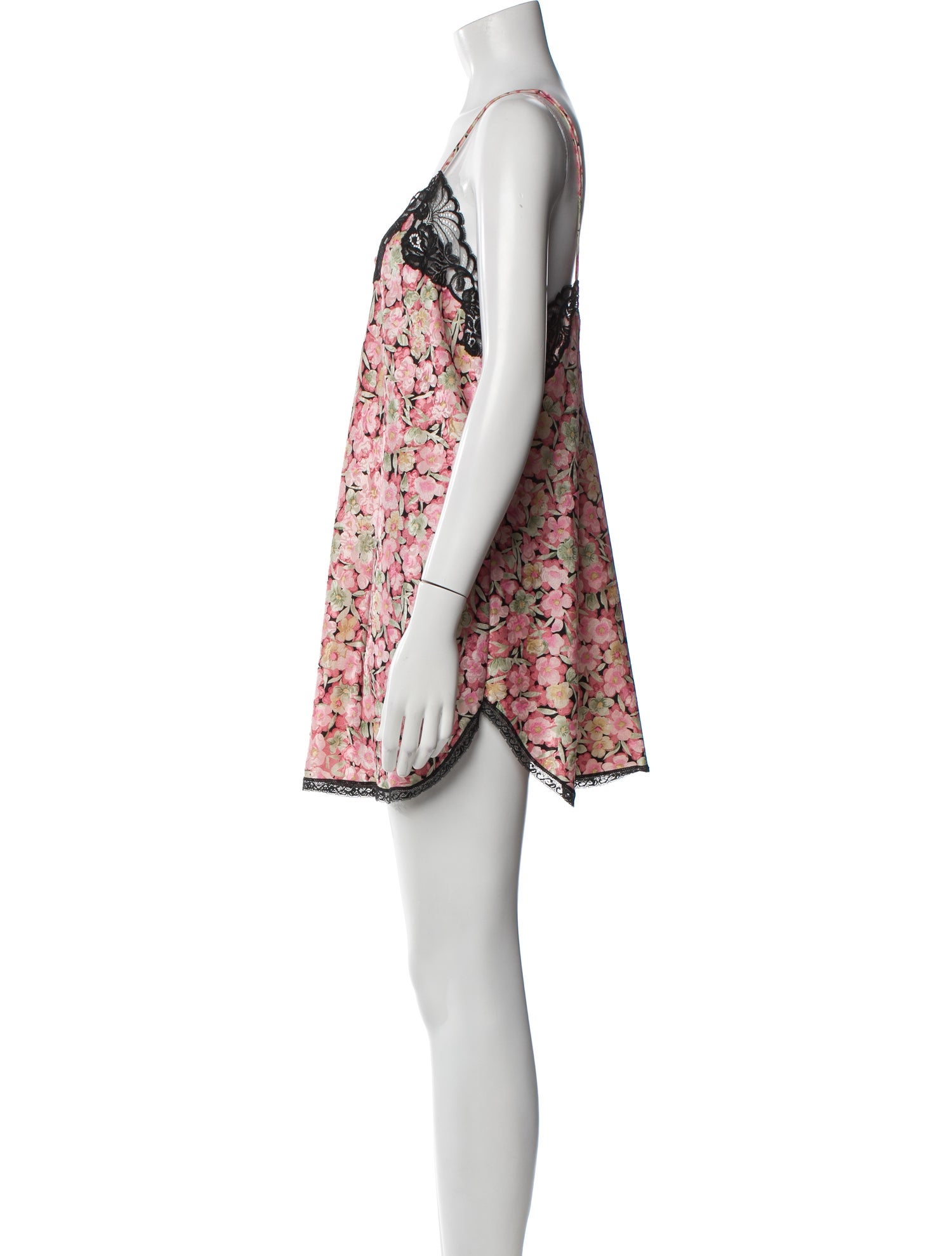 Christian Dior Vintage Floral Print Pajamas