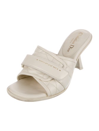 Christian Dior Dio(r)evolution Cannage Pattern Slides