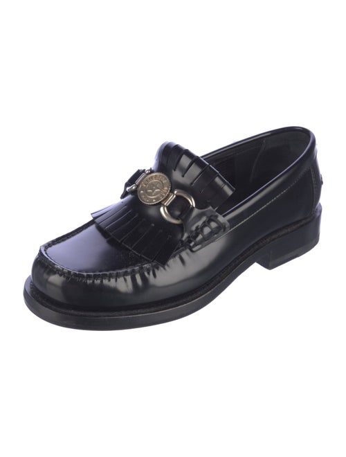 Christian Dior Signature Logo Leather Loafers
