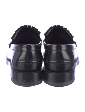 Christian Dior Signature Logo Leather Loafers