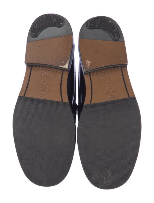 Christian Dior Signature Logo Leather Loafers