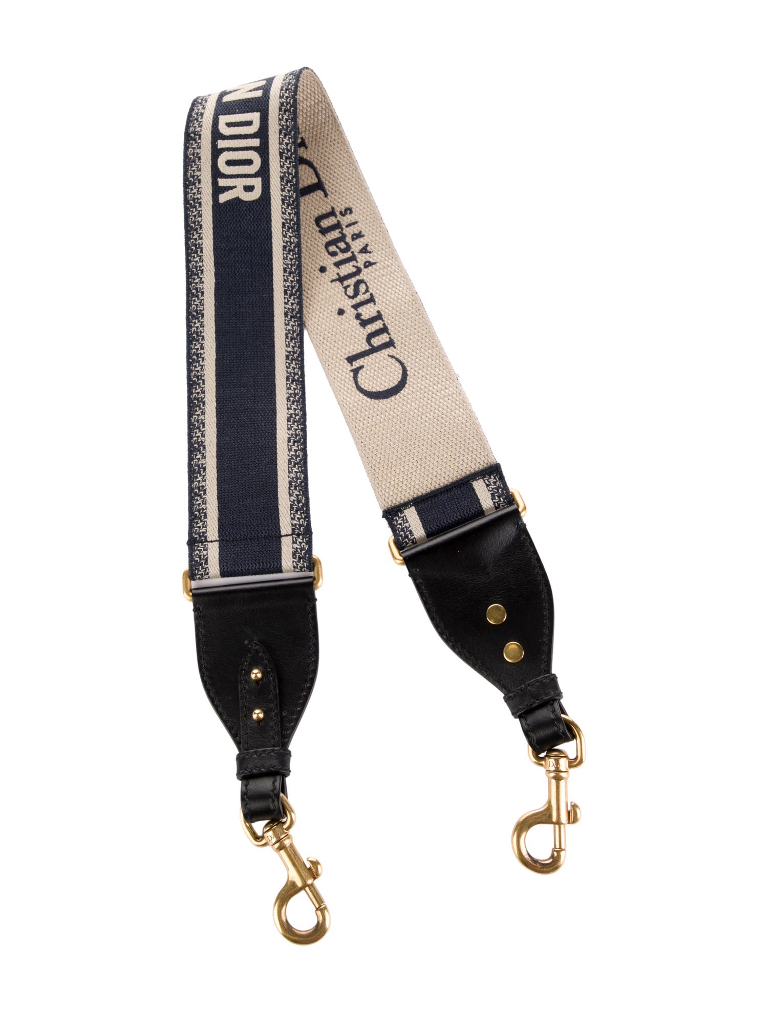 Christian Dior Leather Trim Bag Strap