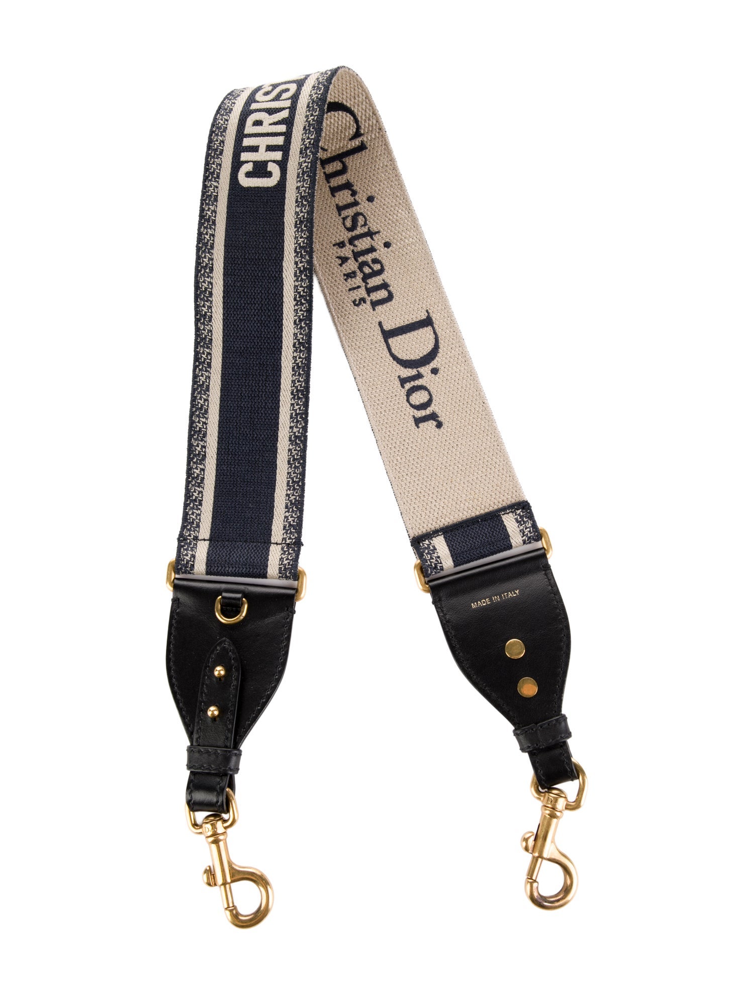 Christian Dior Leather Trim Bag Strap