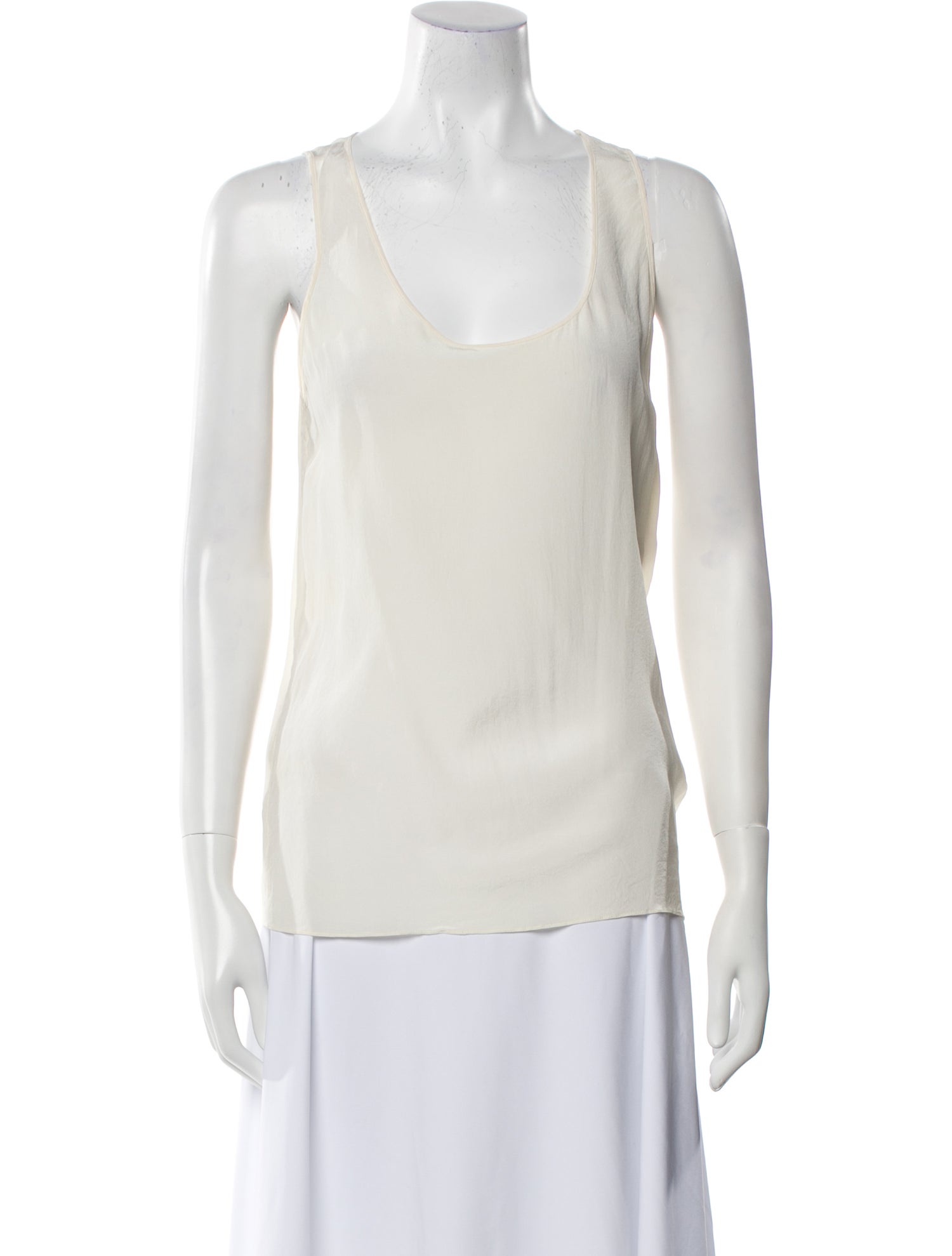 Christian Dior Silk Scoop Neck Top