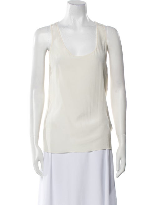 Christian Dior Silk Scoop Neck Top