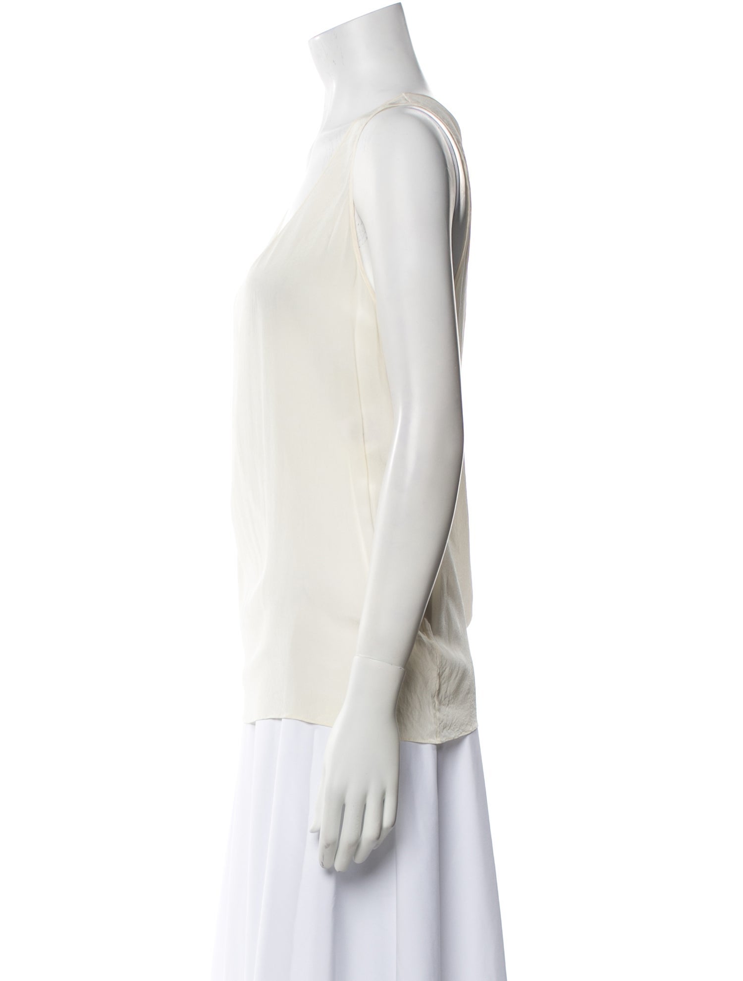 Christian Dior Silk Scoop Neck Top