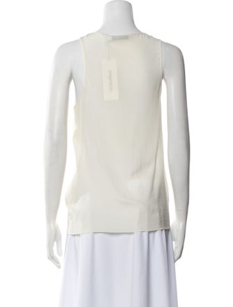 Christian Dior Silk Scoop Neck Top