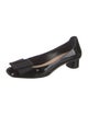 Christian Dior Patent Leather Bow Accents Pumps