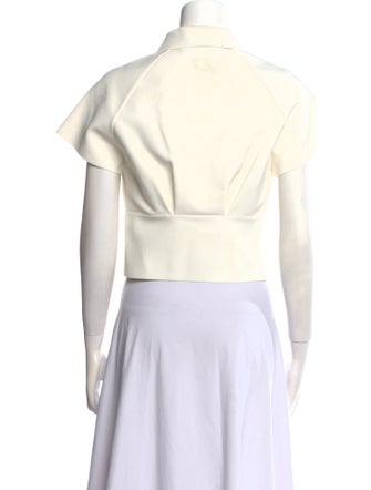 Christian Dior 2014 Short Sleeve Crop Top