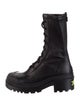 Christian Dior Leather Combat Boots