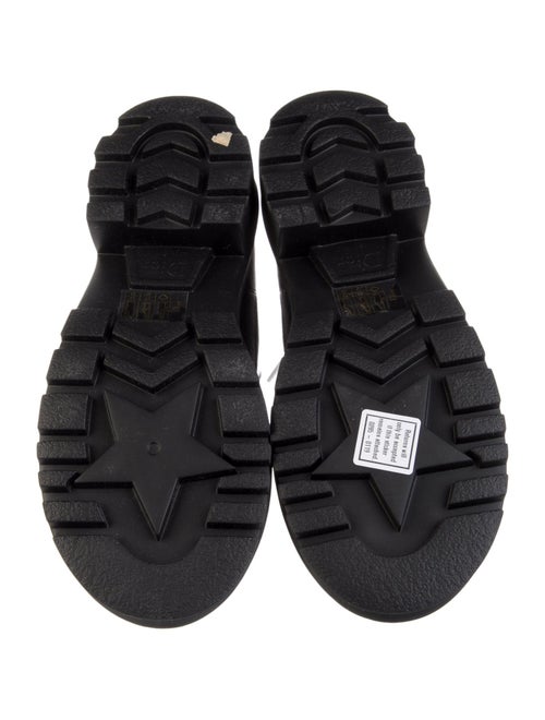 Christian Dior Leather Combat Boots