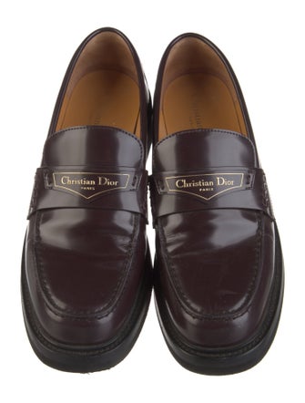 Christian Dior Leather Loafers